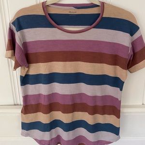 Madewell Size X-Small Striped Tee Shirt